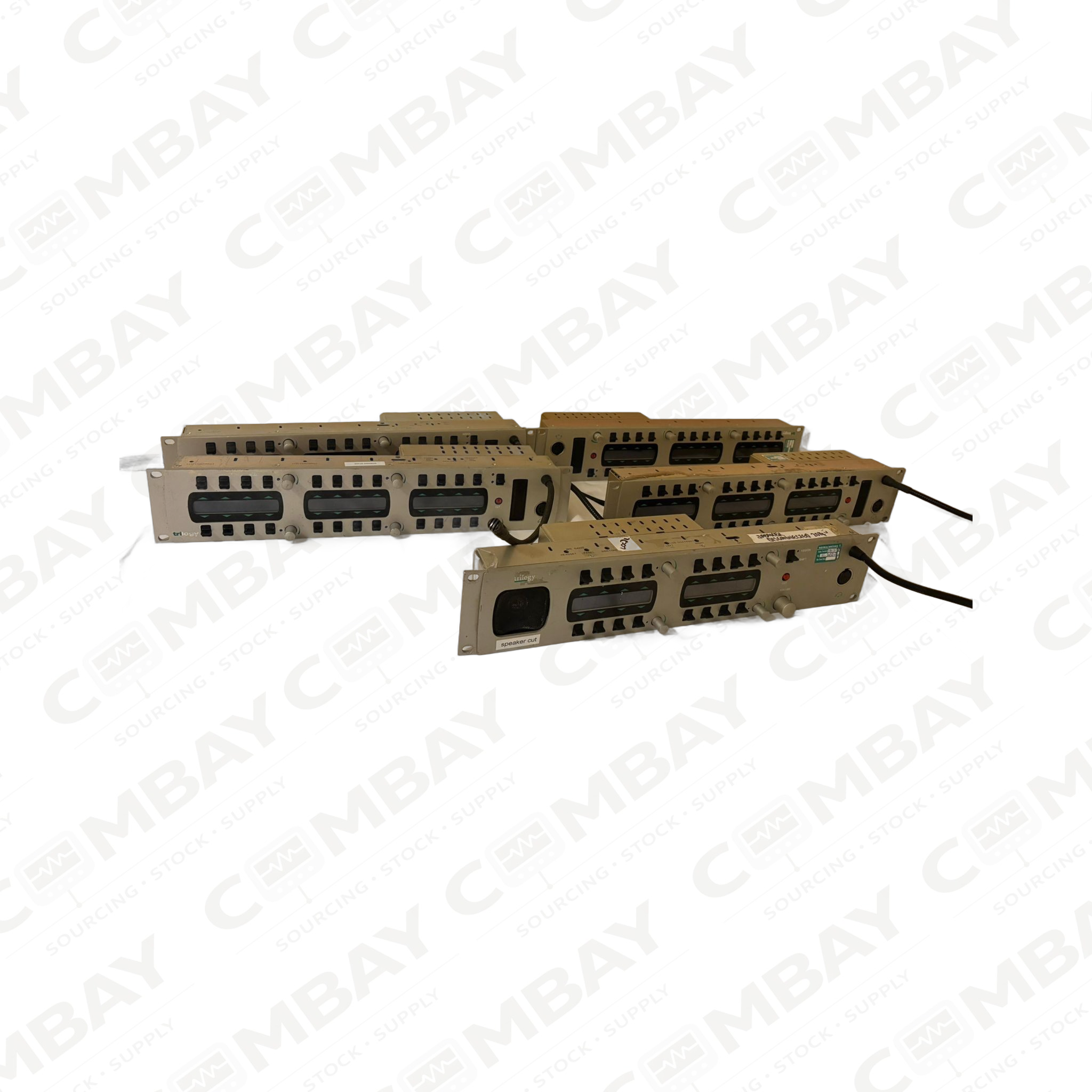 x5 Trilogy Commander 24 channel Intercom Talk Back Panels