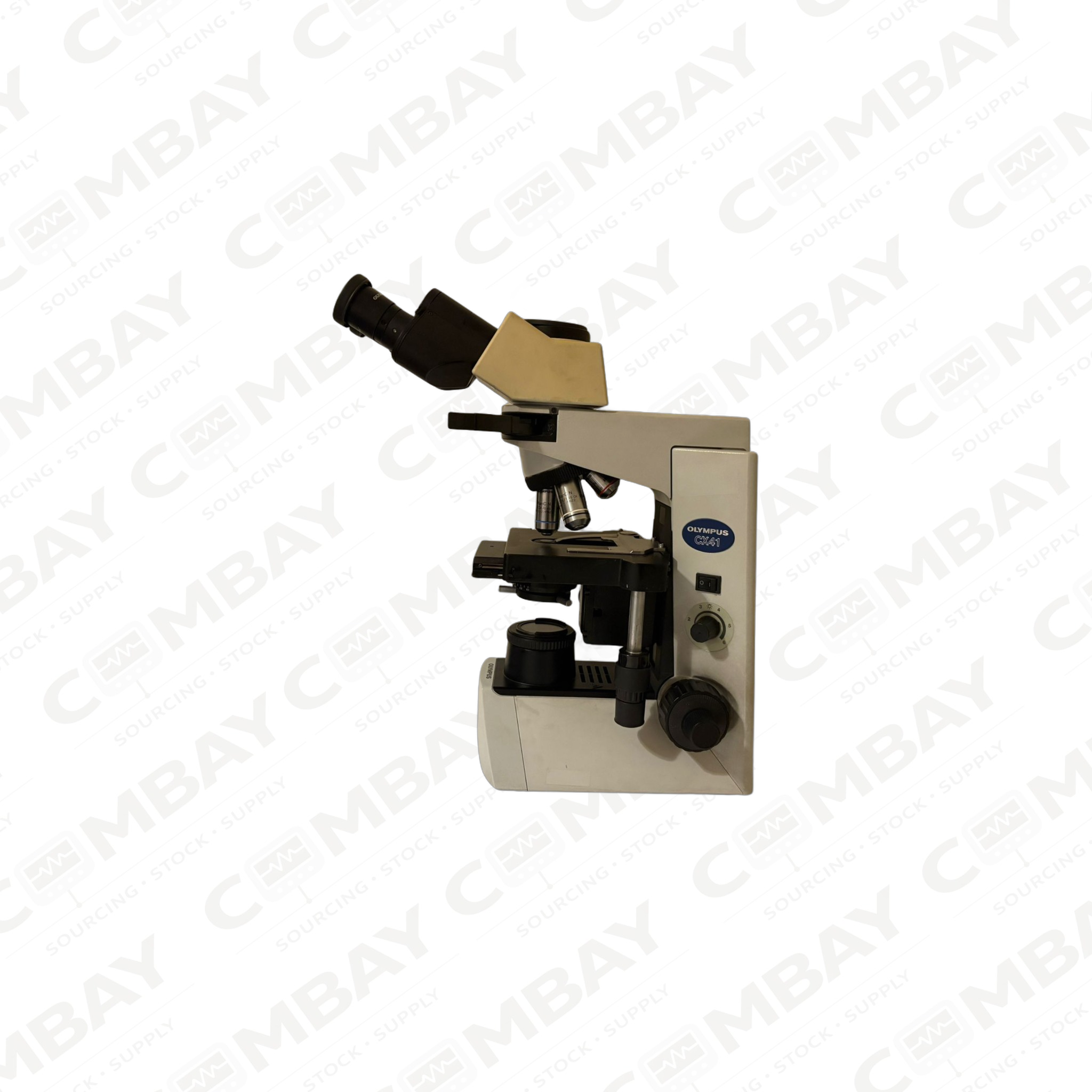 Olympus CX41RF Microscope with U-CTR30-2 Trinocular Head 4 objectives
