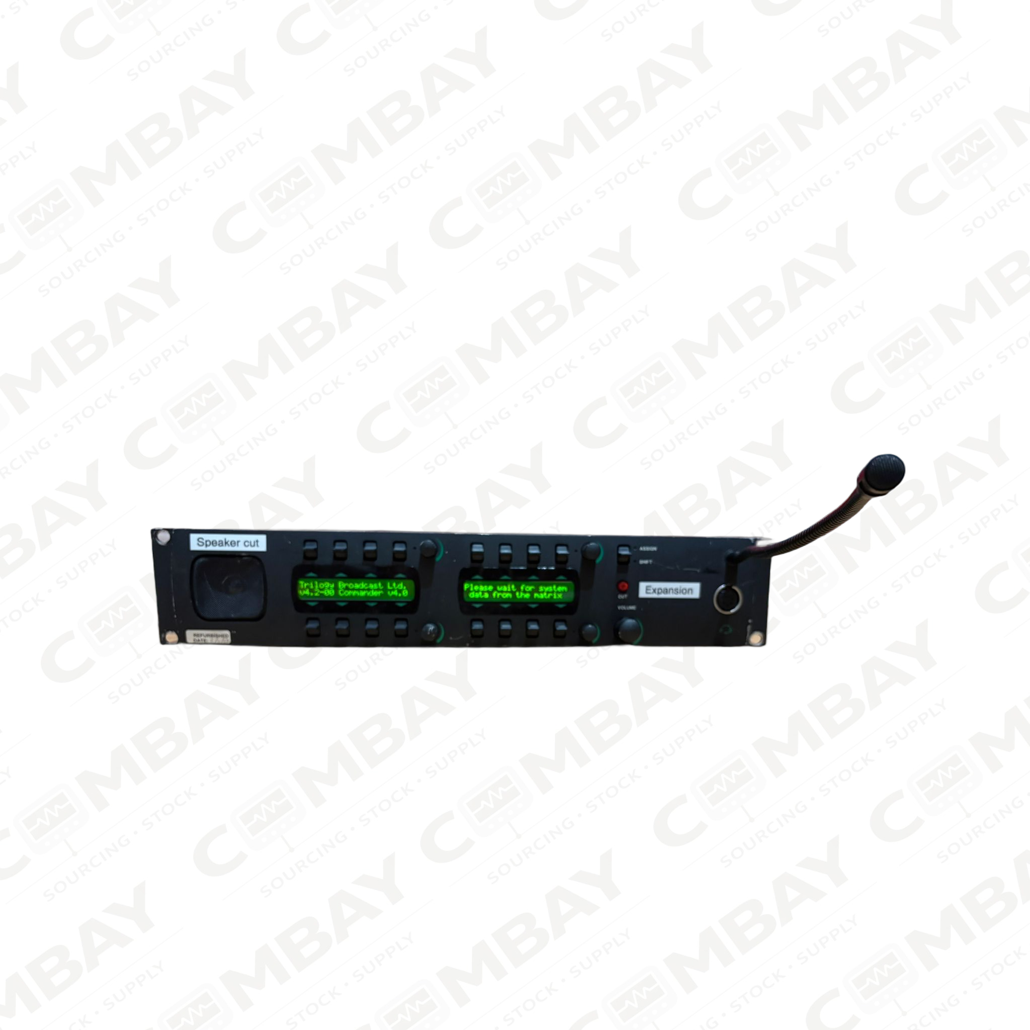 Trilogy Commander 16 channel Intercom Talk Back Panel v4.2-00 Commander v4.0
